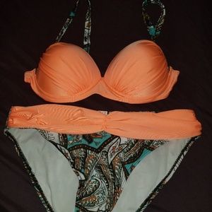 Peach bikini